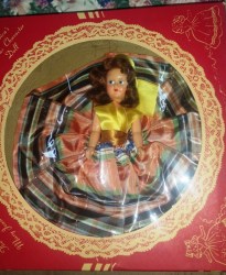 7.5" - 8" 1950s MARY JEAN HARD PLASTIC CHARACTER DOLL IN BOX CHOICE OF 3